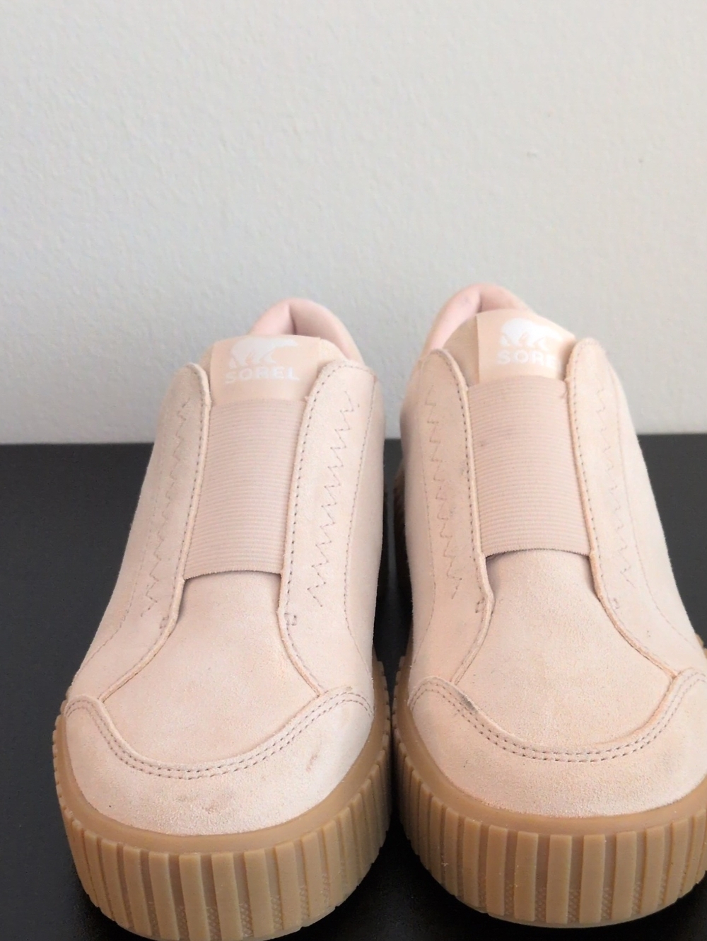 Sorel Women's Slip-On Platform Sneakers - Cream Size 8.5